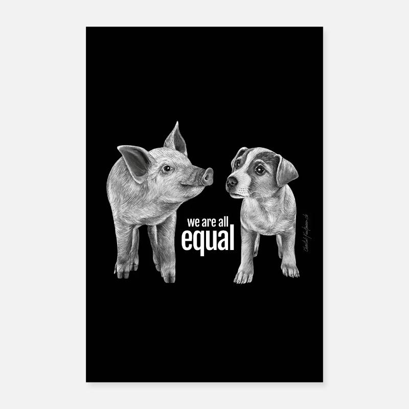 We are all equal Poster 16" x 24" (40x60 cm)