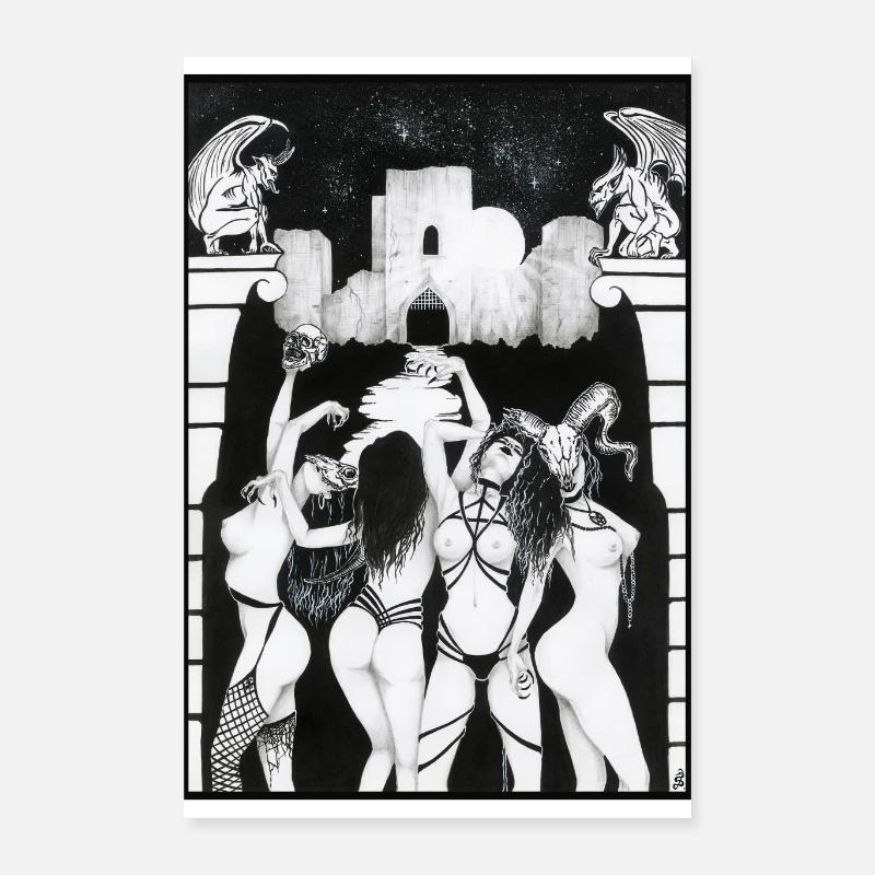 Sabbat, Teufelshexen-Rallye Poster 40x60 cm