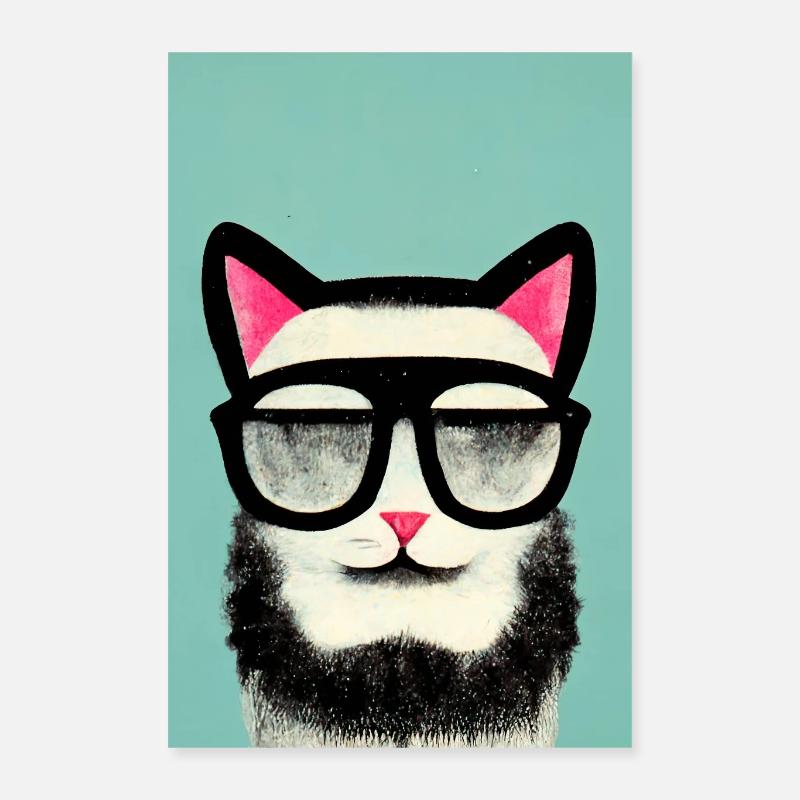 Chat de Havana Retro Poster 40 x 60 cm