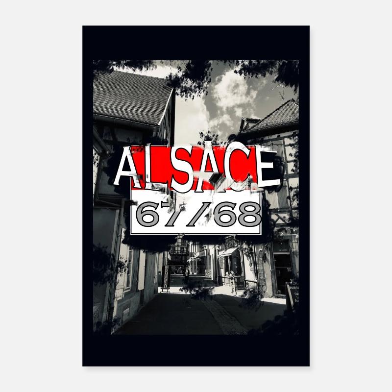 Altes Elsass Poster 40x60 cm