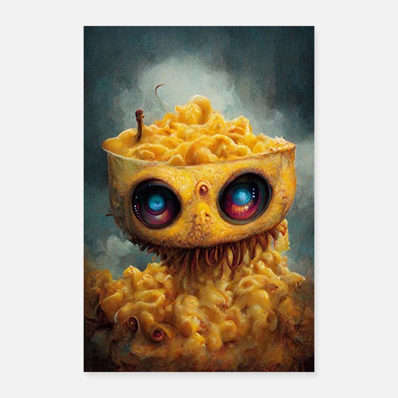 Monstre Mac et Fromage Poster 40 x 60 cm