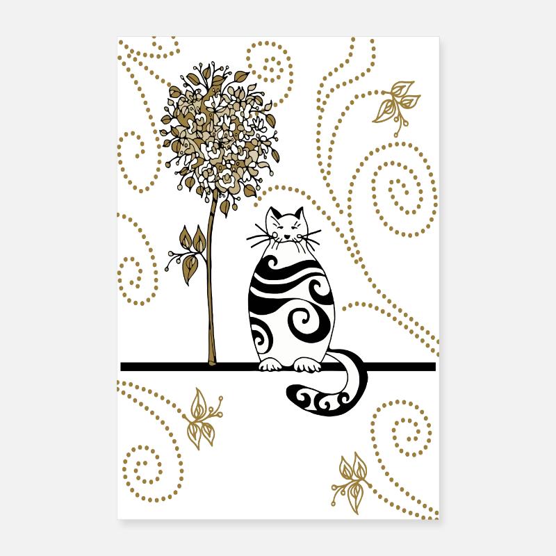 Chat Poster 40 x 60 cm
