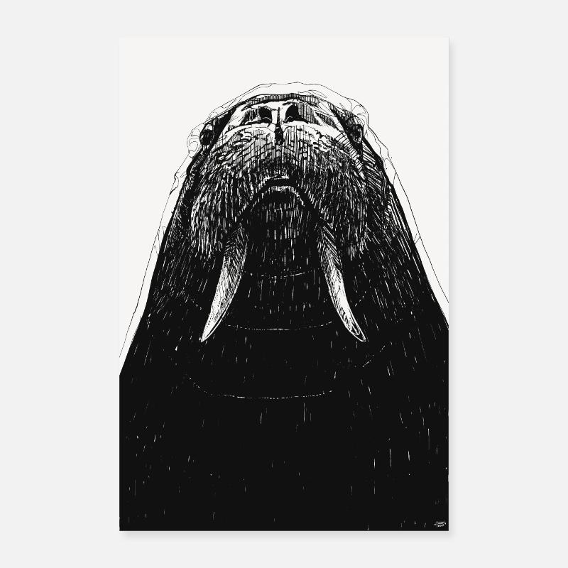 Walrus Poster 16" x 24" (40x60 cm)
