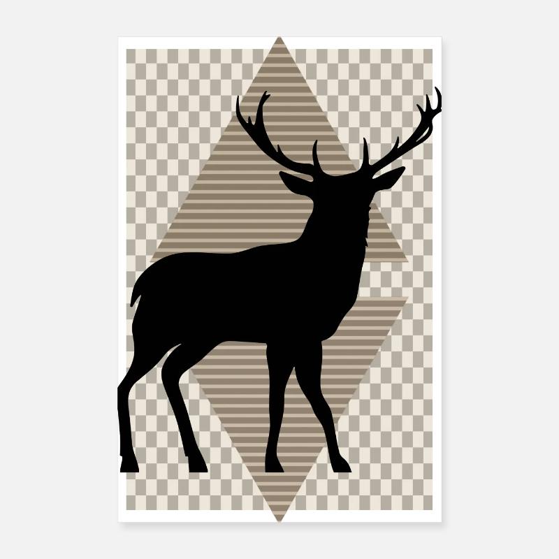 Cerf Poster 40 x 60 cm