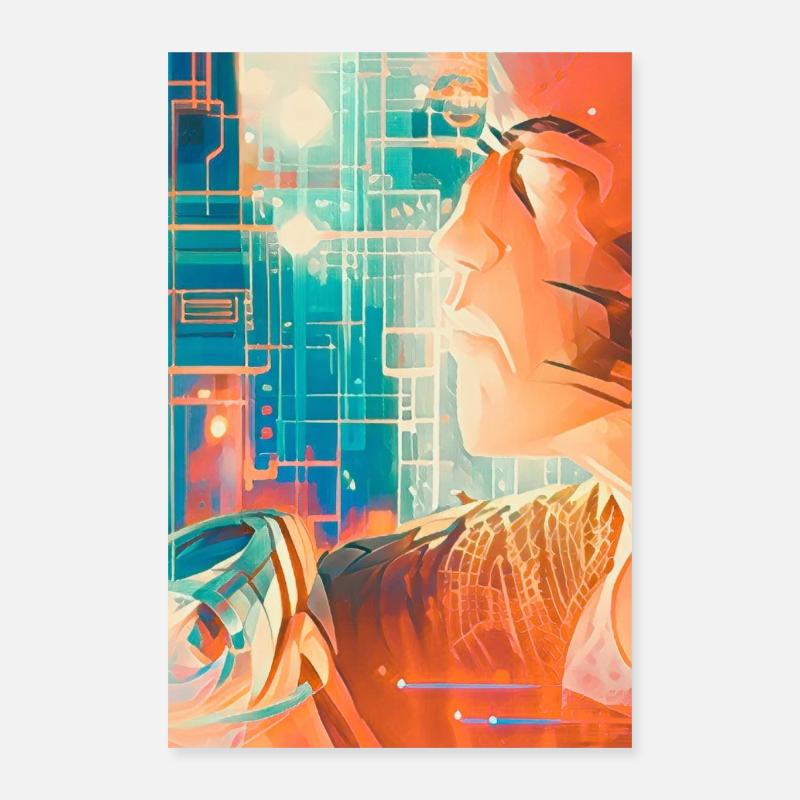get into the metaverse Poster 16" x 24" (40x60 cm)