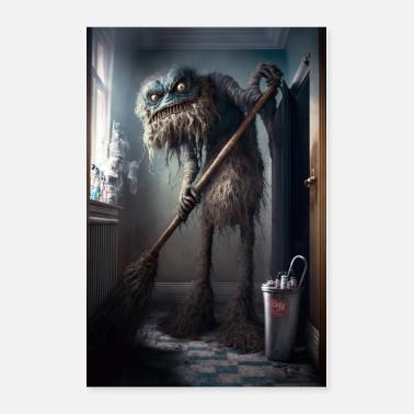 Custode del mostro Poster 40x60 cm