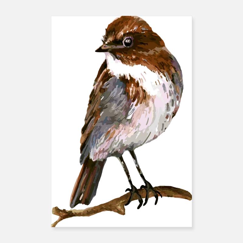 Oiseau Poster 40 x 60 cm