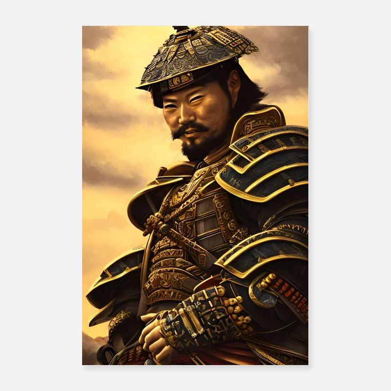 Samurai Krieger Japan Poster 40x60 cm