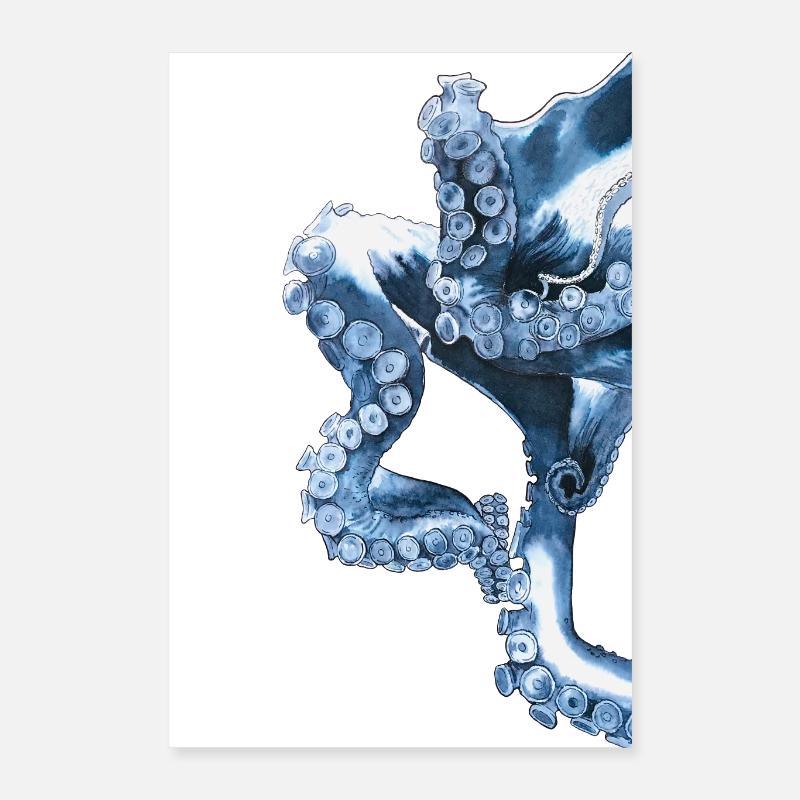 Octopus Tentacle Octopus Tentacle Octopus Poster 16" x 24" (40x60 cm)