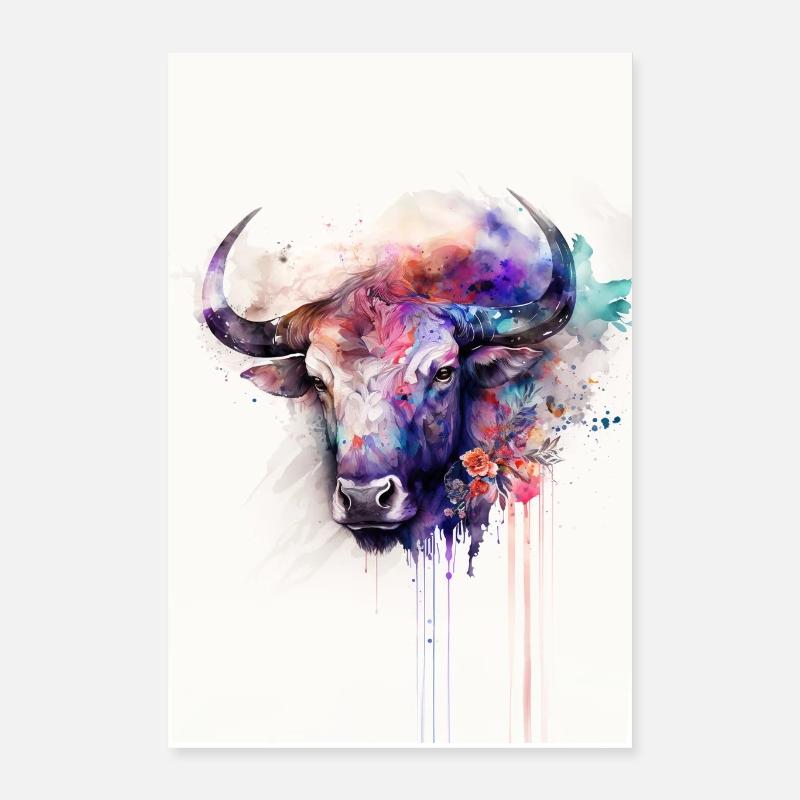 Taureau Poster 40 x 60 cm