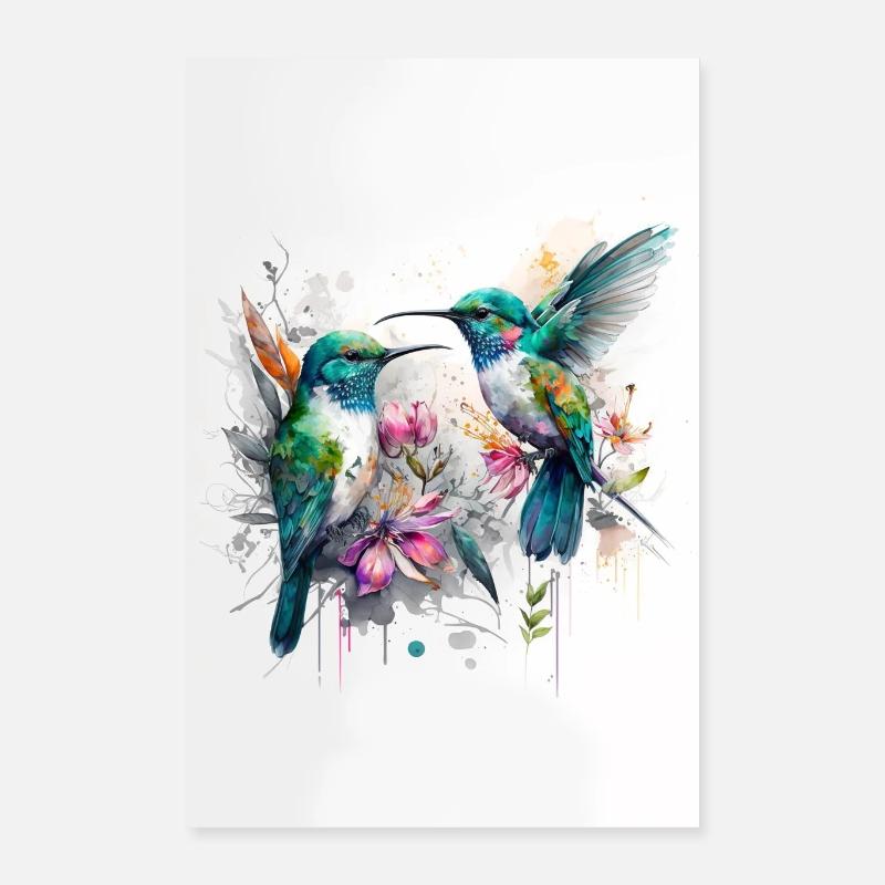 Colibri Poster 40 x 60 cm