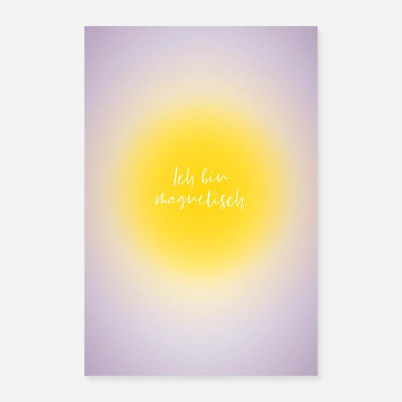 Ich bin magnetisch Poster 40x60 cm