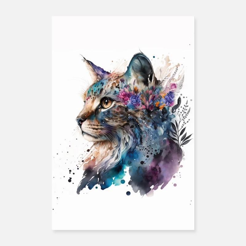 Chat Poster 40 x 60 cm