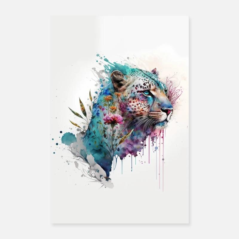 Leopard Poster 16" x 24" (40x60 cm)