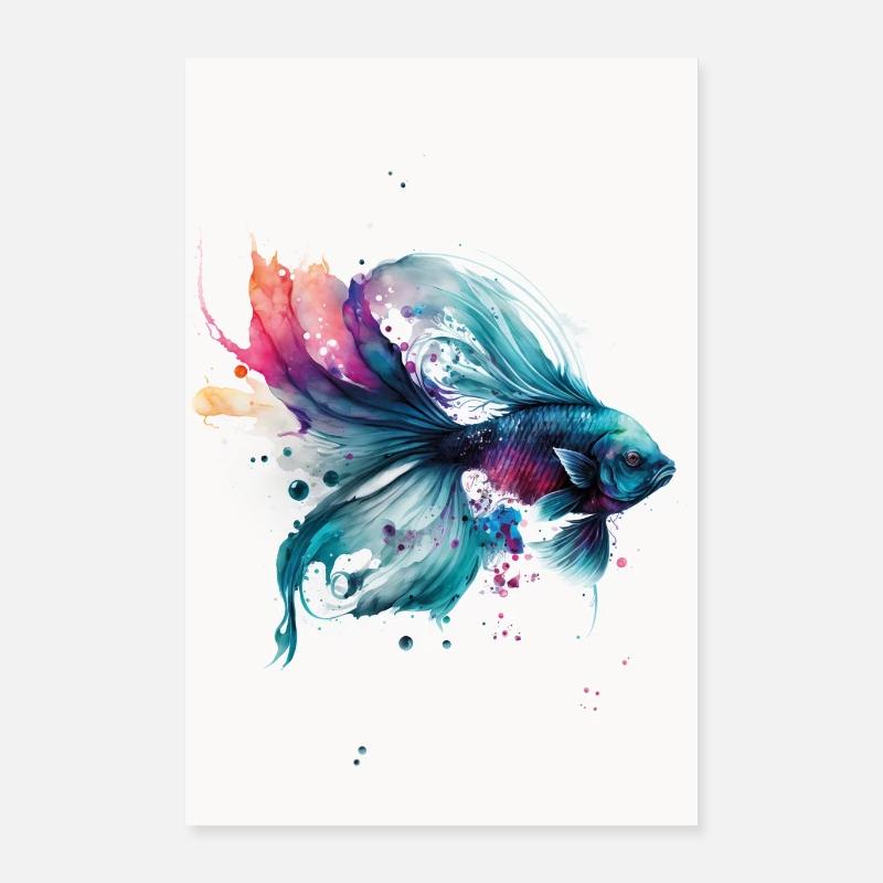 Poisson Poster 40 x 60 cm