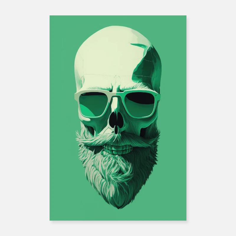 Cool Skull Poster 16" x 24" (40x60 cm)