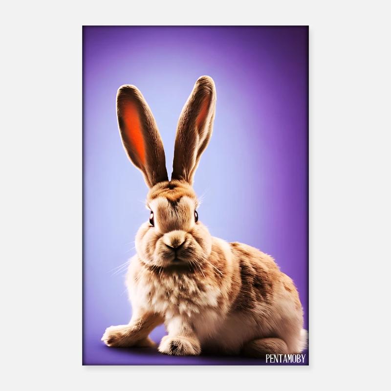 Lapin de Pâques lapin Pâques Vacances de Pâques Poster 40 x 60 cm