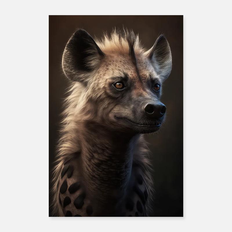 Hyæne Dyr Afrika Poster 40x60 cm