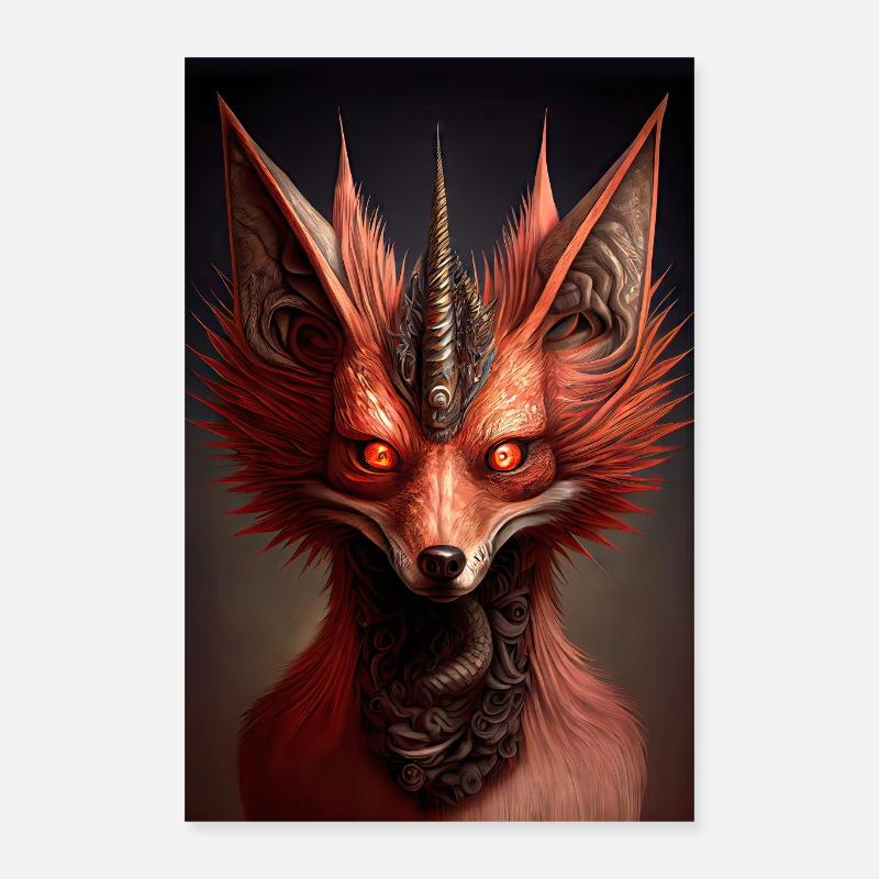 The Infernal Fox 2 Poster 16" x 24" (40x60 cm)
