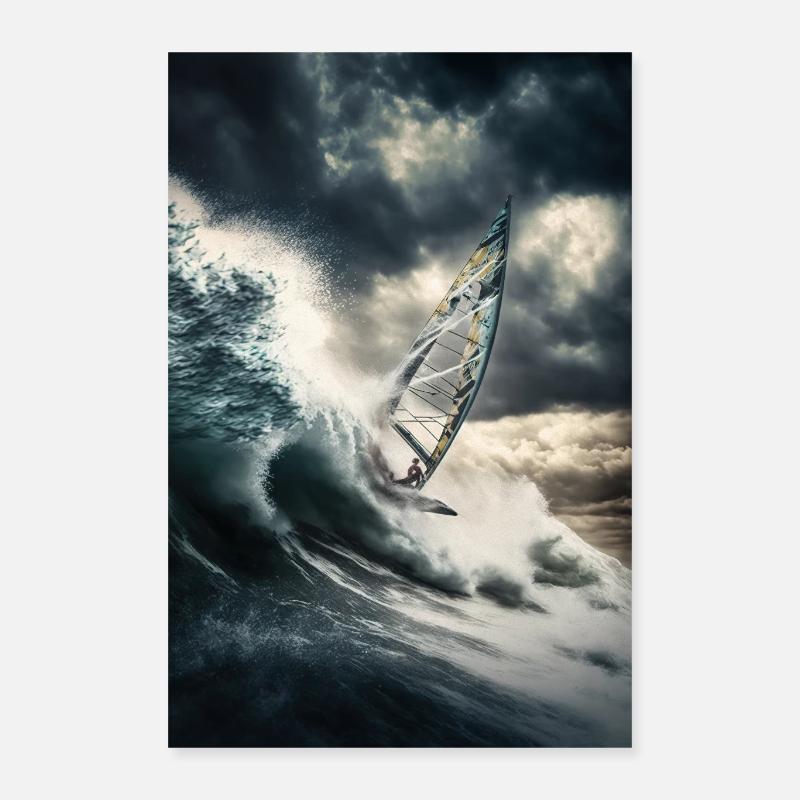 Affiche murale de planche à voile Un ajout édifiant à Poster 40 x 60 cm