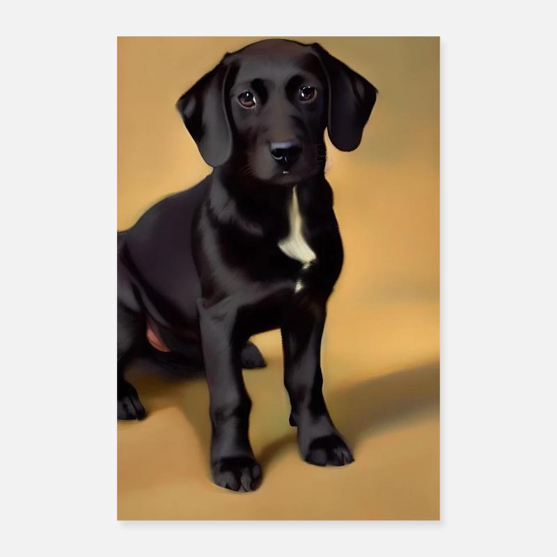 Hunde Bild Poster 40x60 cm