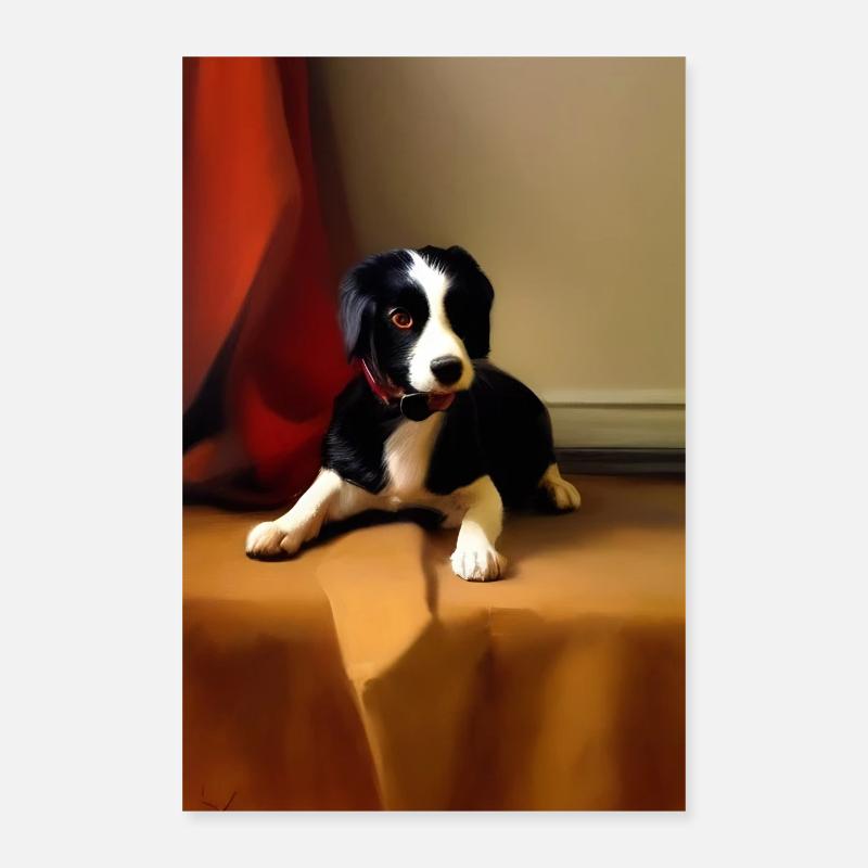 Hunde Bild Poster 40x60 cm