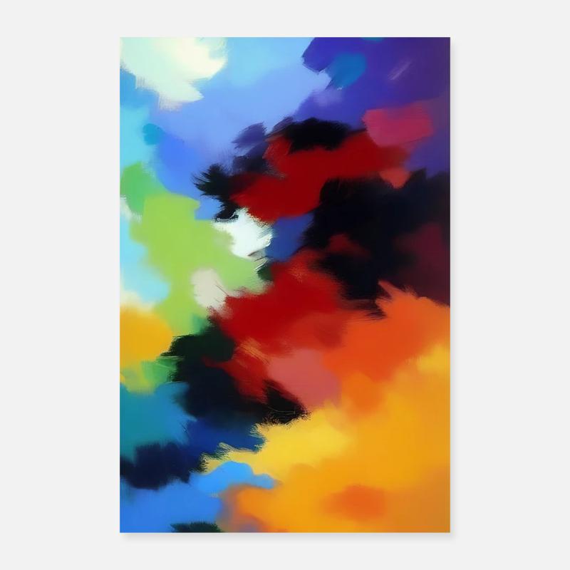 Malerei Muster Poster 40x60 cm