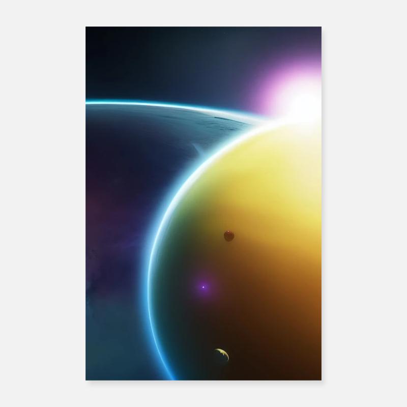 Space, Planets Poster 16" x 24" (40x60 cm)