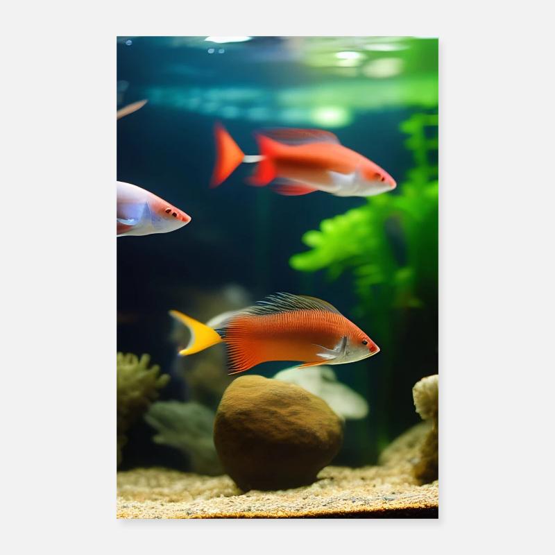 Fish, Aquarium Poster 16" x 24" (40x60 cm)
