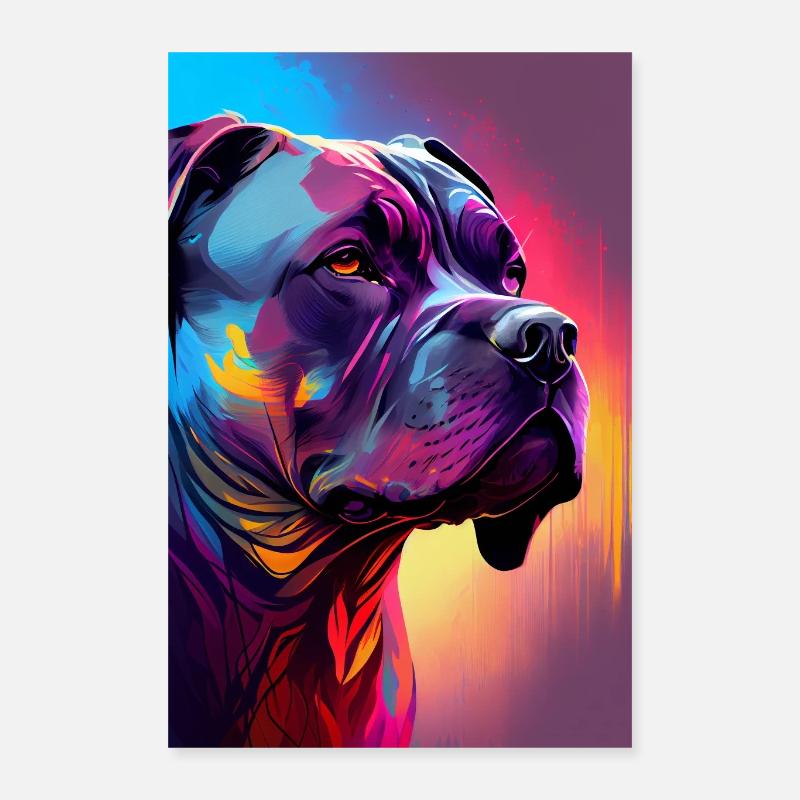 Cane Corso Hund Chien Poster 40 x 60 cm