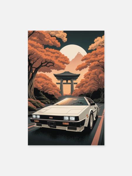 v2 - Poster 40x60 cm - Weiß