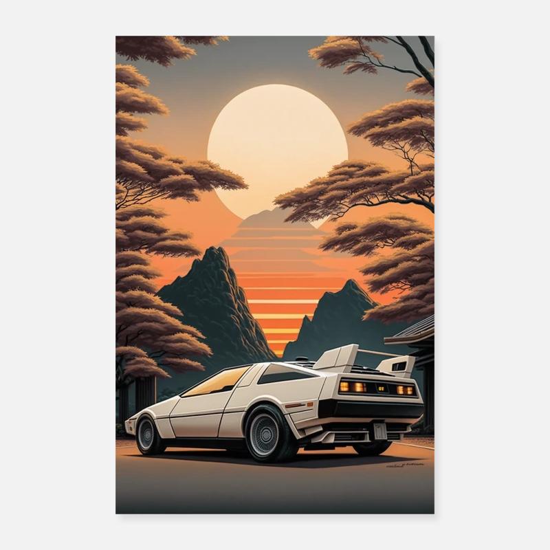 v3 - Poster 40x60 cm - Weiß