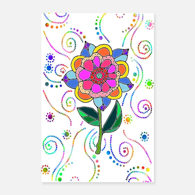 Blume Poster 40x60 cm