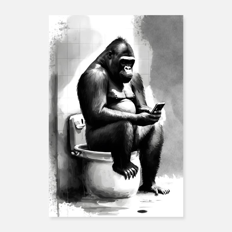 Gorilla Poster 16" x 24" (40x60 cm)