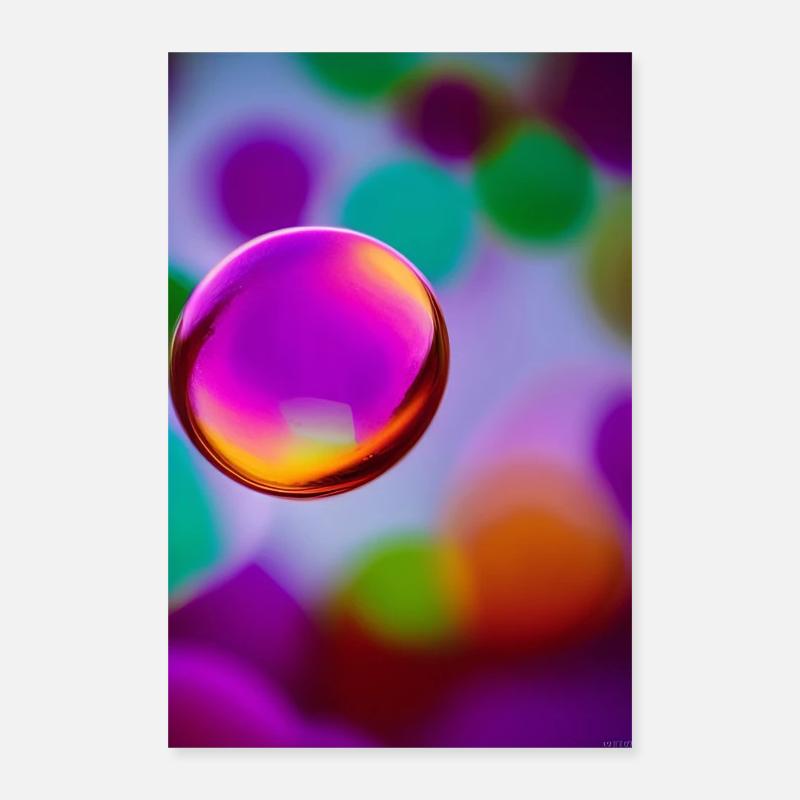 Bulle de savon Poster 40 x 60 cm