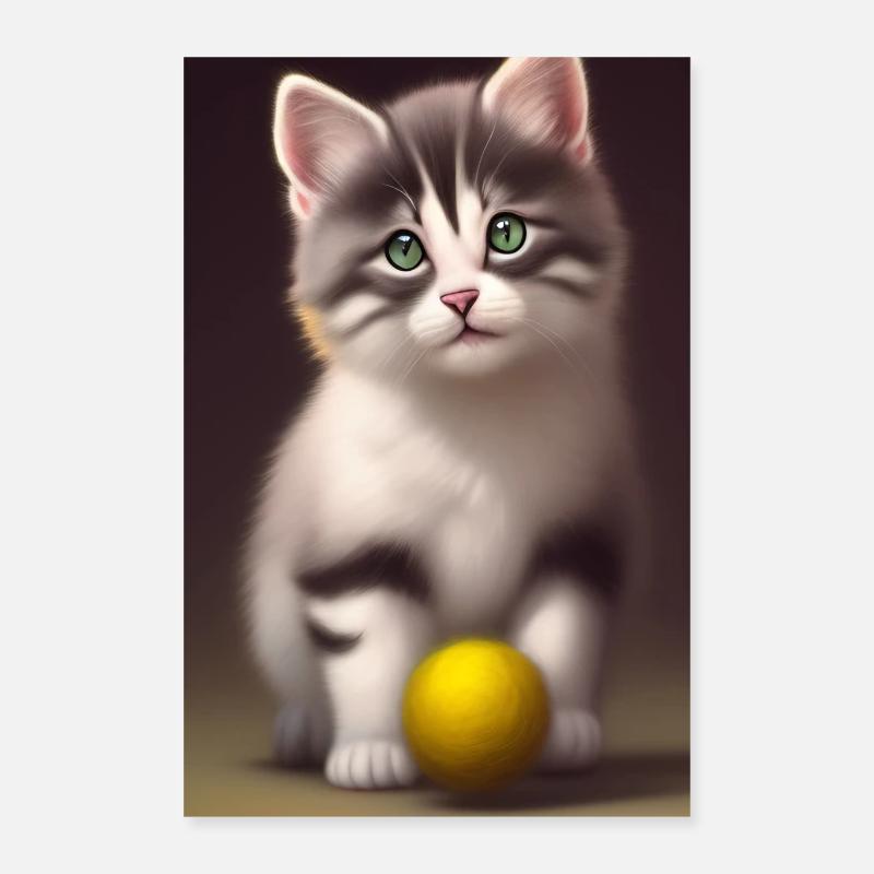 Bébé chat Poster 40 x 60 cm