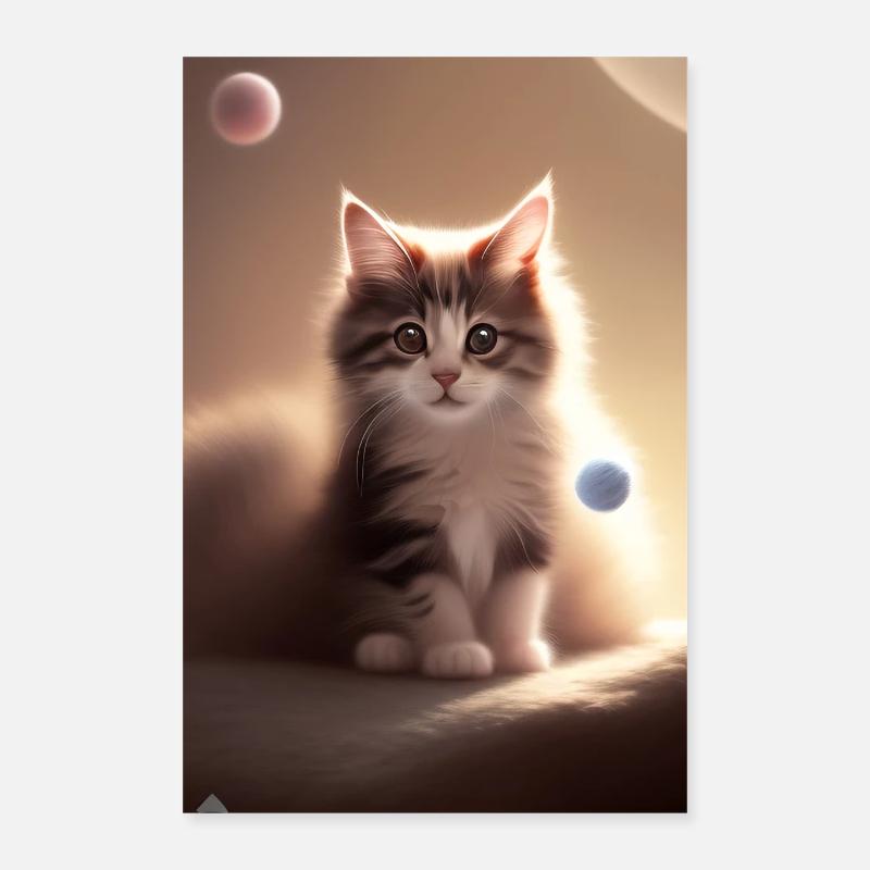 Bébé chat Poster 40 x 60 cm