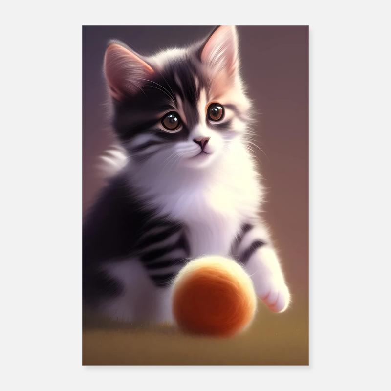 Bébé chat Poster 40 x 60 cm