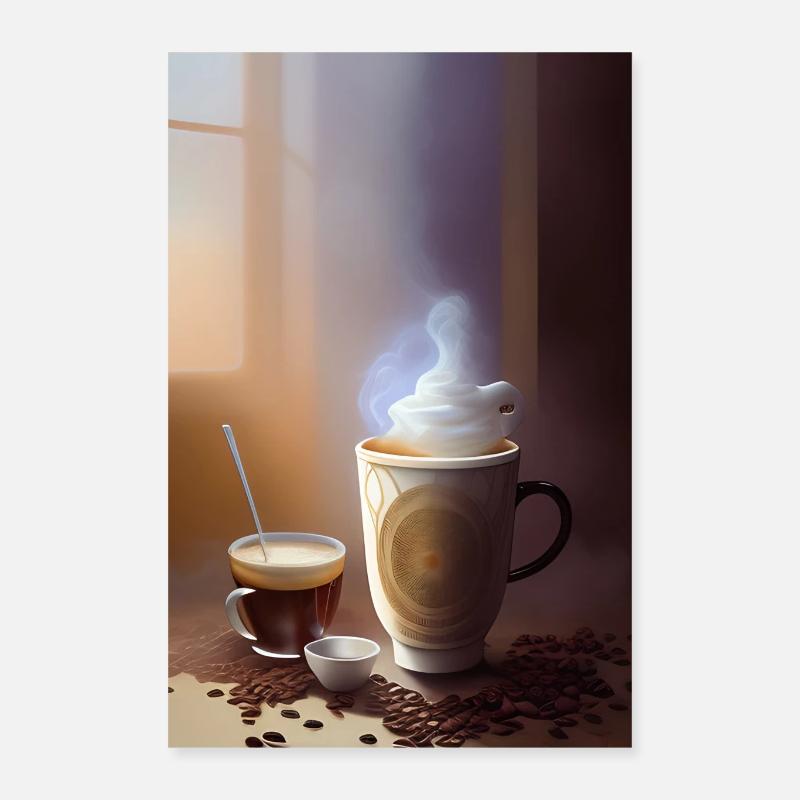 Coffee, coffee beans Poster 16" x 24" (40x60 cm)