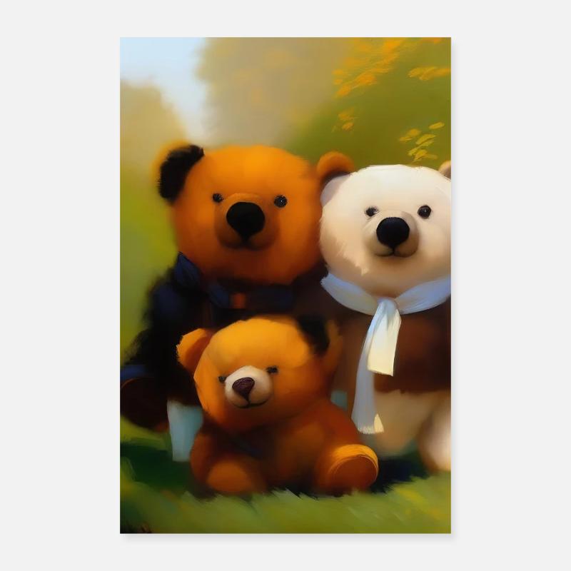 Teddybär Poster 40x60 cm