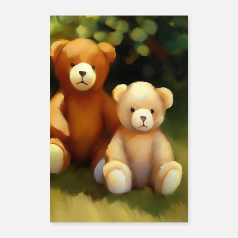 Teddybär Poster 40x60 cm
