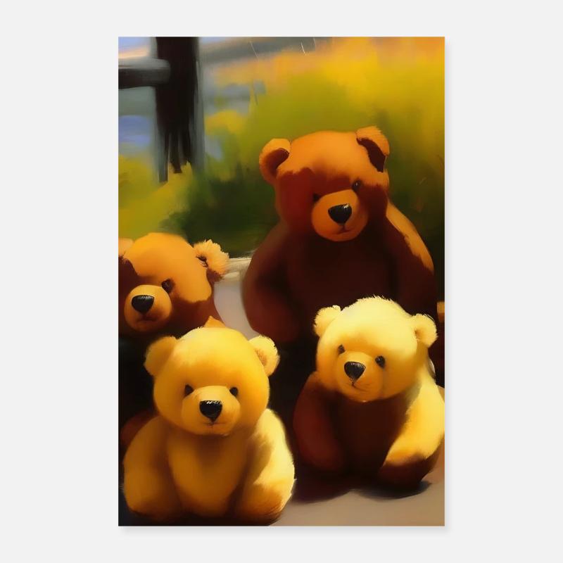 Teddybär Poster 40x60 cm