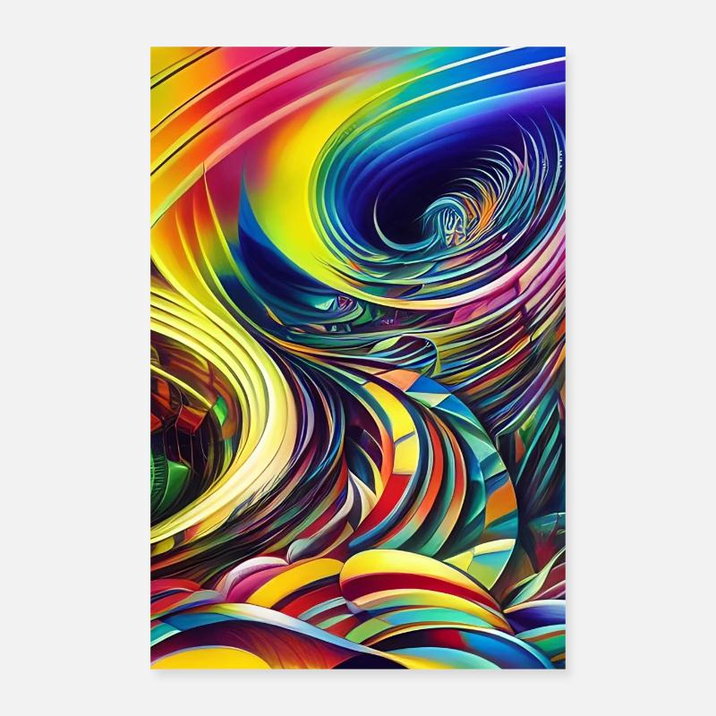 Abstrakte Kunst Poster 40x60 cm