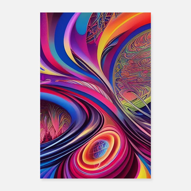 Abstrakte Kunst Poster 40x60 cm