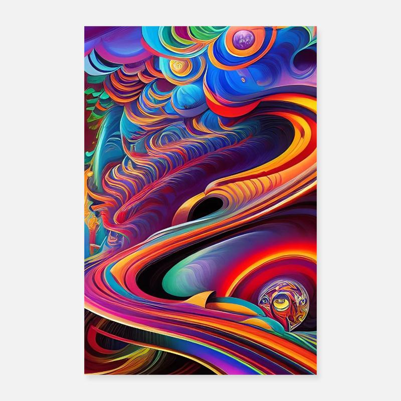 Abstrakte Kunst Poster 40x60 cm