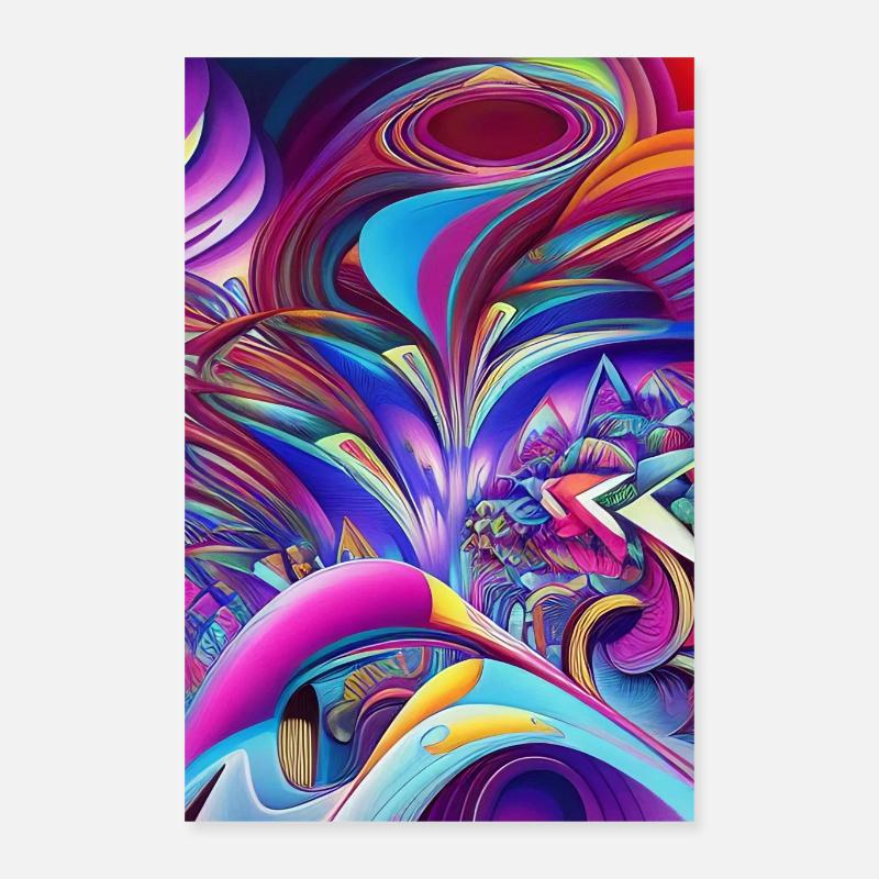Abstract art Poster 16" x 24" (40x60 cm)
