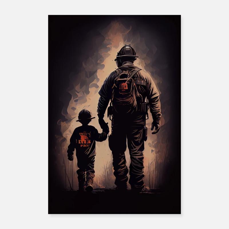 Figlio del pompiere Poster 40x60 cm