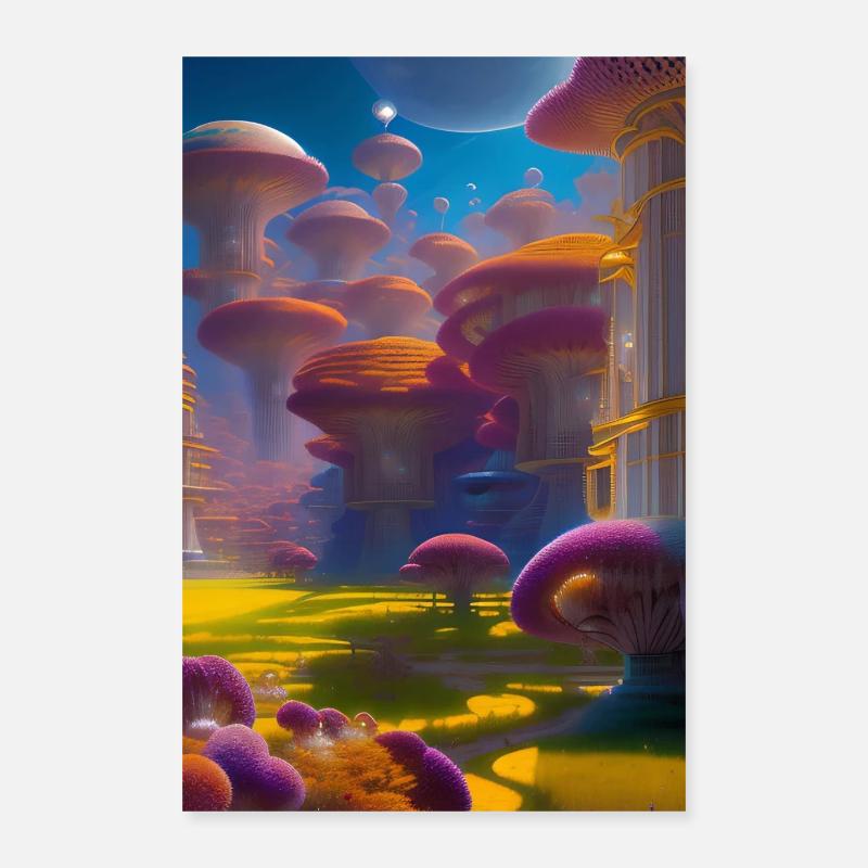 Elven World Poster 16" x 24" (40x60 cm)