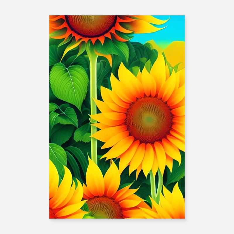 Sunflowers Poster 16" x 24" (40x60 cm)