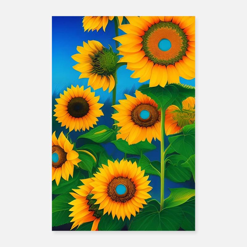Sonnenblumen Poster 40x60 cm